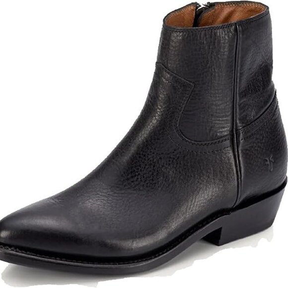 Frye Size 9 Billy Inside Zip Booties for Women Crafted from Antiqued Leather - Picture 1 of 6